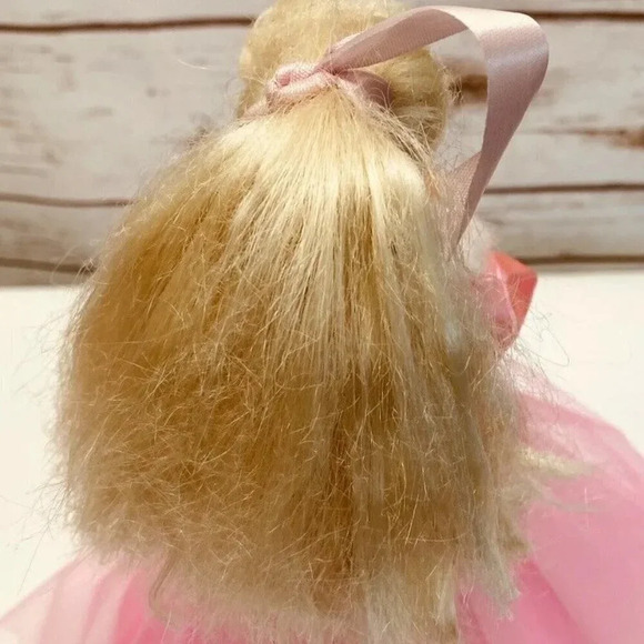 MATTEL BARBIE Doll Pink Jacket Skirt Dress 12" Tall Long Blonde Hair Blue Eyes - Picture 9 of 11